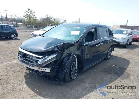 2024 Honda Odyssey Ex-L from USA, damaged, VIN 5FNRL6H68RB061136